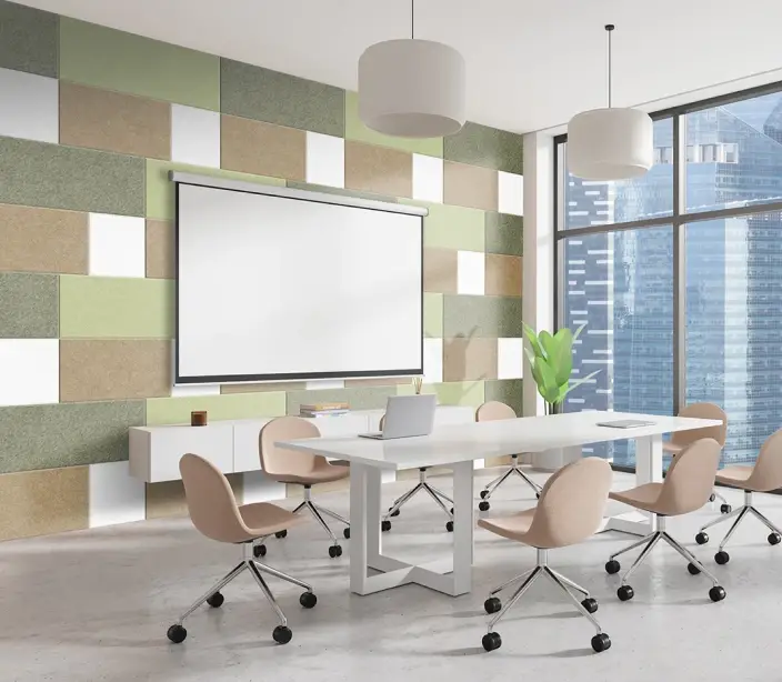 Akoestische vilt tegels kantoor - Tacito