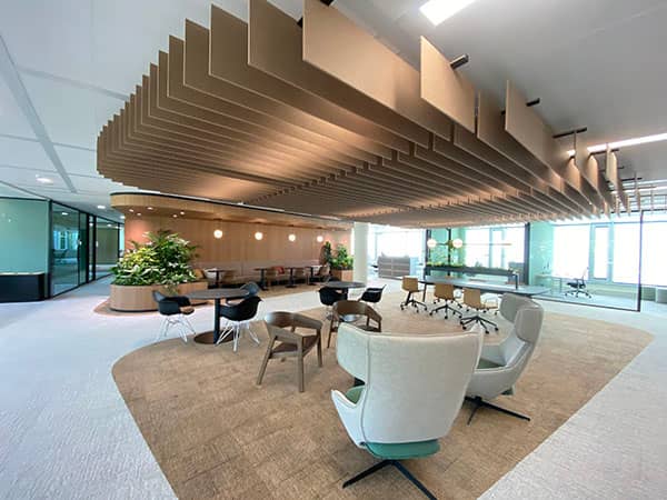 Plafond baffles Hevo Tacito-nl